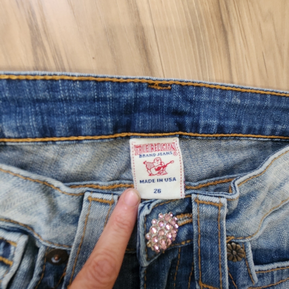 True Religion Women's Blue Boot Cut Jeans - Picture 6 of 6